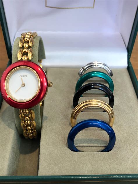 gucci g link watch|Gucci watch with interchangeable bands.